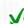Green checkmark icon