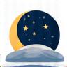 Illustration of a person sleeping peacefully under a cozy blanket, symbolizing sleep improvement